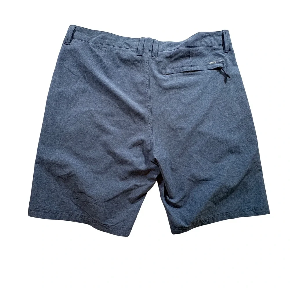 Quiksilver Amphibian Hybrid Shorts Men 34 Blue DryFlight Water Repellent Stretch